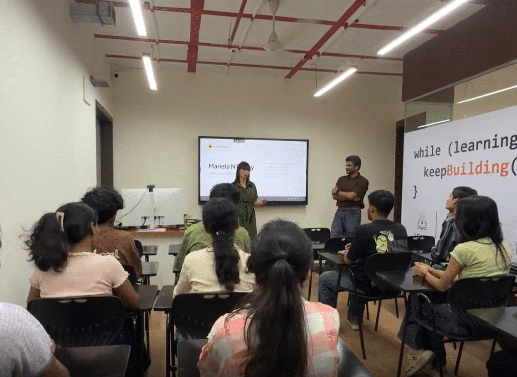 Guest session with students in the TechSummitTrainers classroom, Pune